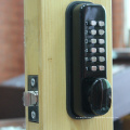 Best knob combination security password door lock In PVD black finish